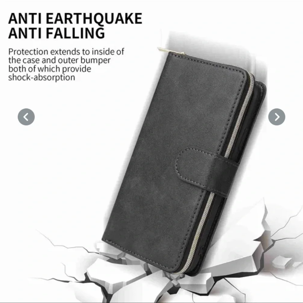 🌞🖤WALLET AND CELL PHONE 📱 CASE BLACK